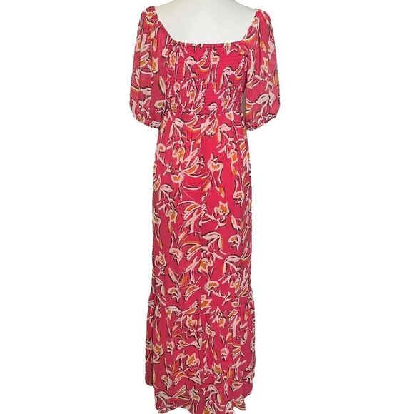COLLECTIVE Concepts Dress Flowy Maxi Boho‎ Milkmaid Size S - Picture 3 of 12